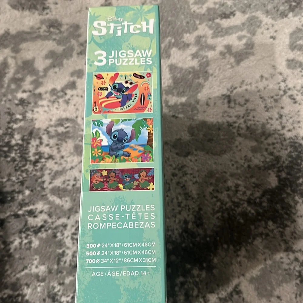 CEACO Disney Stitch three puzzle pack